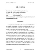 Giải pháp đẩy mạnh hoạt động bán hàng điện tử điện lạnh tại Công ty Thương mại Việt Long
