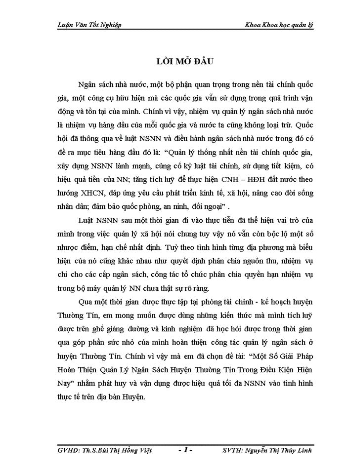 image for page Một Số Giải Pháp Hoàn Thiện Quản Lý Ngân Sách Huyện Thường Tín Trong Điều Kiện Hiện Nay
