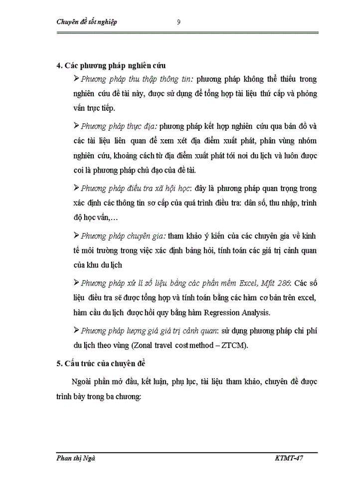 image for page Lượng giá giá trị cảnh quan khu du lịch hồ thác bà bằng phương pháp chi phí du lịch