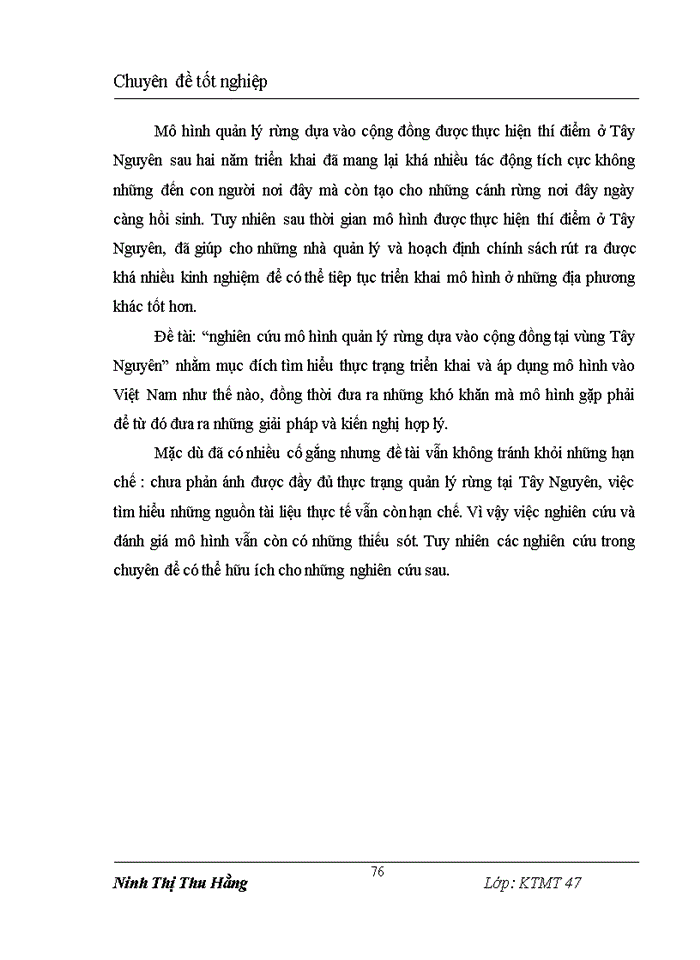 image for page Nghiên cứu mô hình quản lý rừng dựa vào cộng đồng tại vùng Tây Nguyên