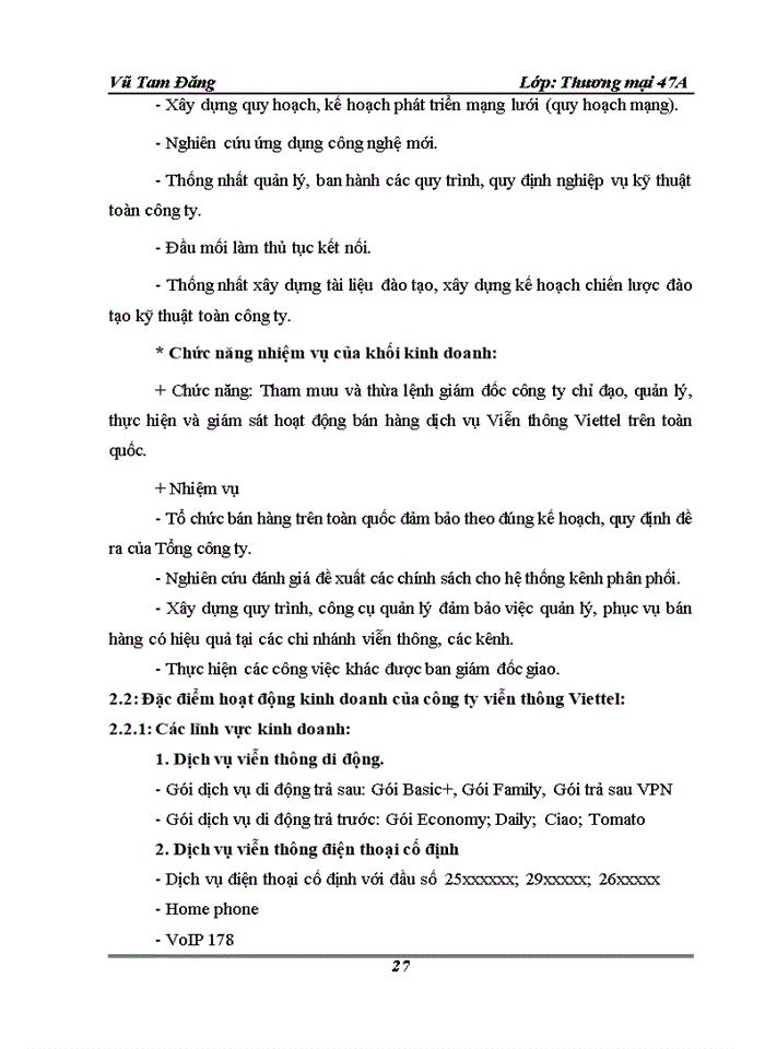 image for page Hoàn Thiện hoạt động marketing của Công ty viễn thông Viettel Viettel telecom - Tổng Công ty viễn thông quân đội