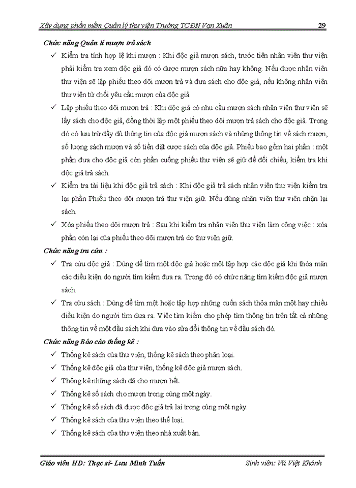 image for page Xây dựng phần mềm Quản lý thư viện Trường TCĐN Vạn Xuân