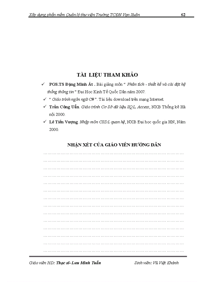 image for page Xây dựng phần mềm Quản lý thư viện Trường TCĐN Vạn Xuân