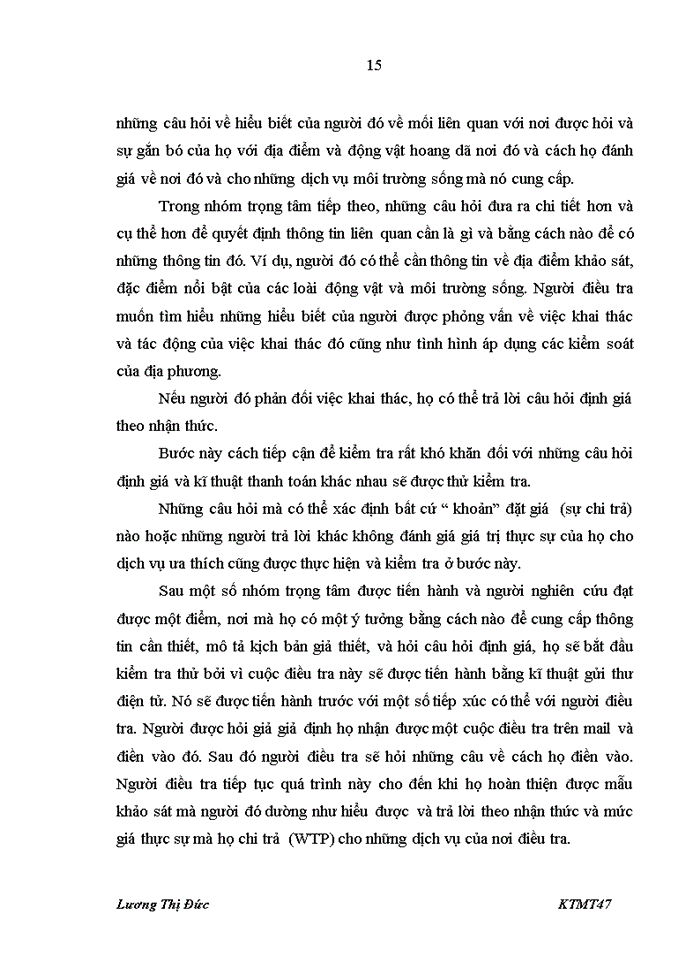 image for page Sử dụng phương pháp đánh giá ngẫu nhiên CVM để đánh giá giá trị bảo tồn loài Sao La ở Vườn Quốc Gia Pù Mát tỉnh Nghệ An