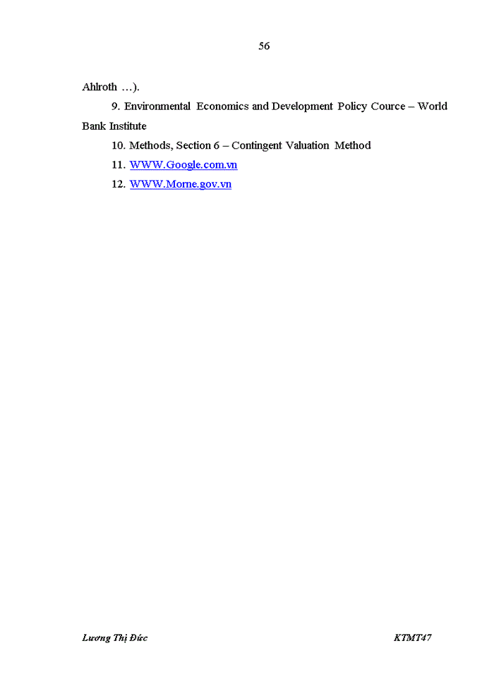 image for page Sử dụng phương pháp đánh giá ngẫu nhiên CVM để đánh giá giá trị bảo tồn loài Sao La ở Vườn Quốc Gia Pù Mát tỉnh Nghệ An