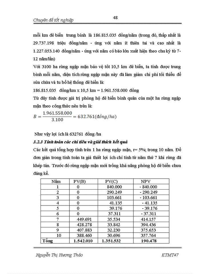 image for page Áp dụng phương pháp CBA để đánh giá hiệu quả của dự án trồng rừng ngập mặn phòng hộ đê biển khu vực Giao Thủy Nam Định