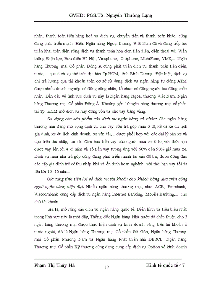 image for page Mở rộng cung ứng dịch vụ ngân hàng tại ngân hàng ngoại thương Hà Nội