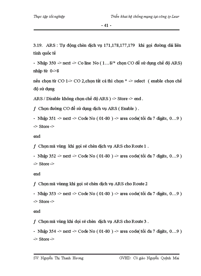 image for page Triển khai hệ thống mạng tại Công ty lear