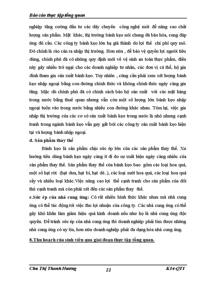 image for page Báo cáo thực tập tổng quan về Công ty cổ phần bánh kẹo Hải Châu