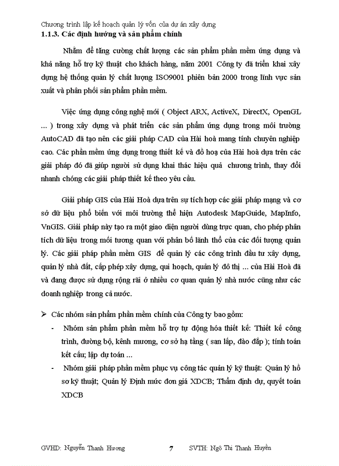 image for page Chương trình lập kế hoạch quản lý vốn của dự án Xây dựng