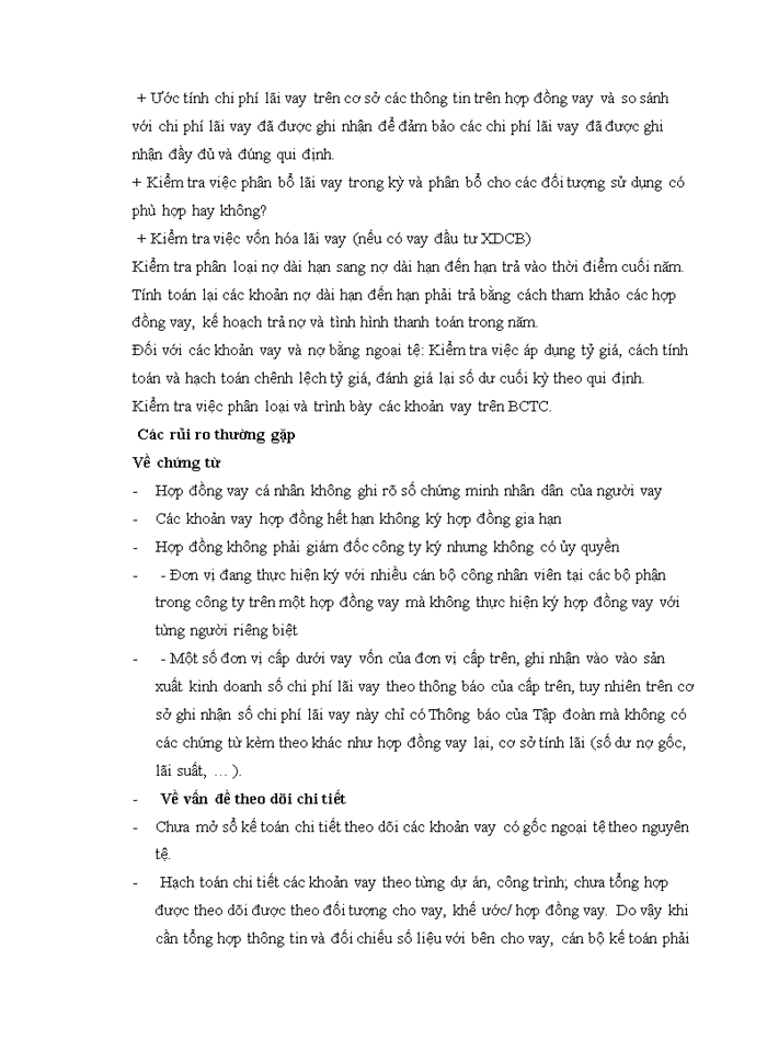 image for page THS Hoàn thiện chương trình Kiểm toán các khoản vay trong Kiểm toán Báo cáo tài chính do Công ty Trách nhiệm Hữu hạn dịch vụ tư vấn tài chính Kế toán và Kiểm toán AASC thực hiện