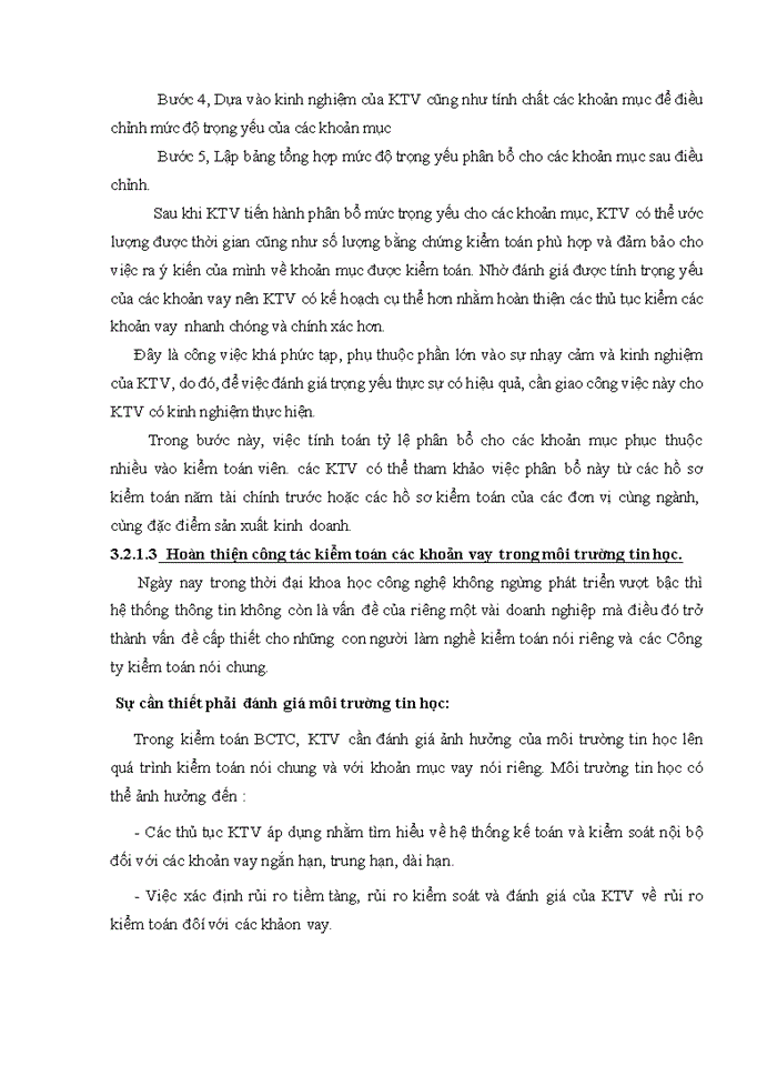 image for page THS Hoàn thiện chương trình Kiểm toán các khoản vay trong Kiểm toán Báo cáo tài chính do Công ty Trách nhiệm Hữu hạn dịch vụ tư vấn tài chính Kế toán và Kiểm toán AASC thực hiện