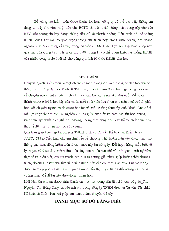 image for page THS Hoàn thiện chương trình Kiểm toán các khoản vay trong Kiểm toán Báo cáo tài chính do Công ty Trách nhiệm Hữu hạn dịch vụ tư vấn tài chính Kế toán và Kiểm toán AASC thực hiện
