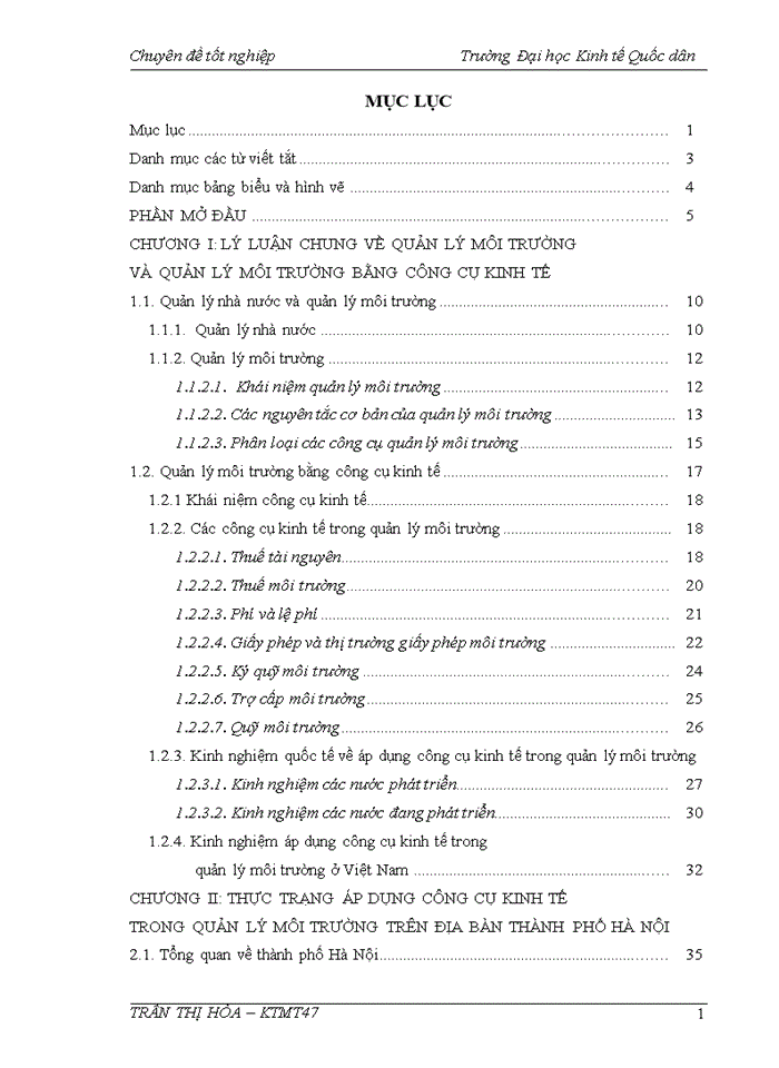 image for page Thực trạng và giải pháp nâng cao hiệu quả áp dụng công cụ kinh tế trong quản lý môi trường trên địa bàn thành phố Hà Nội