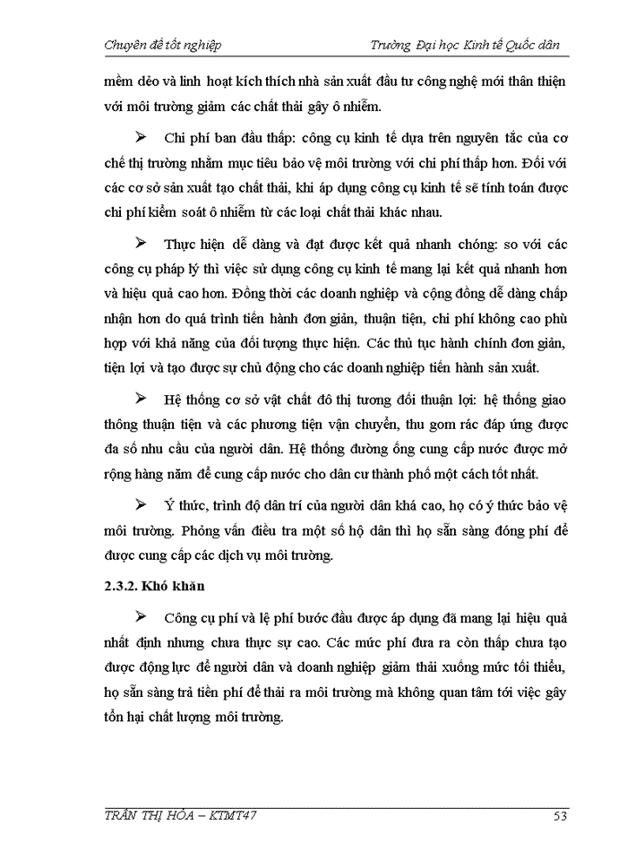 image for page Thực trạng và giải pháp nâng cao hiệu quả áp dụng công cụ kinh tế trong quản lý môi trường trên địa bàn thành phố Hà Nội
