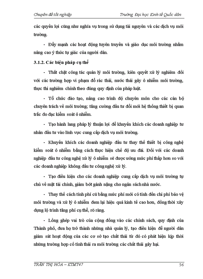 image for page Thực trạng và giải pháp nâng cao hiệu quả áp dụng công cụ kinh tế trong quản lý môi trường trên địa bàn thành phố Hà Nội