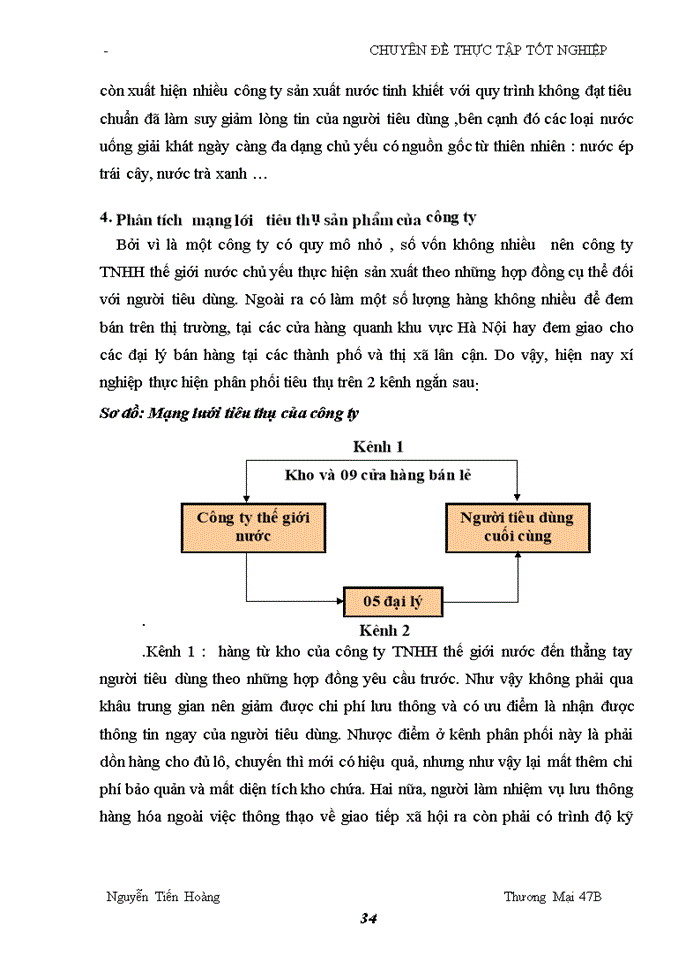 image for page Mở rộng thị trường tiêu thụ của Công ty Trách nhiệm Hữu hạn thế giới nước