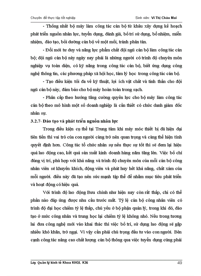 image for page Những giải pháp Xây dựng đội ngũ cán bộ quản lý ở Trung tâm khai thác vận chuyển Bưu điện Hà Nội trong giai đoạn hiên nay