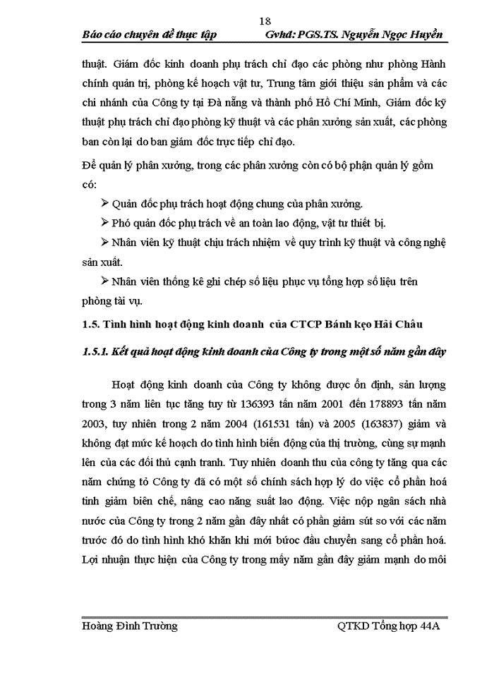 image for page Hoàn thiện quản lý và tổ chức hệ thống kênh phân phối của CTCổ phần Bánh kẹo Hải Châu