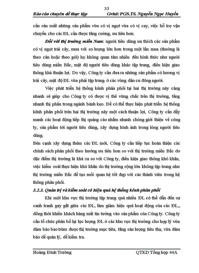 image for page Hoàn thiện quản lý và tổ chức hệ thống kênh phân phối của CTCổ phần Bánh kẹo Hải Châu