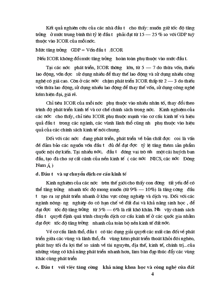 THS Tình hình đầu tư phát triển ngành Công nghiệp Dệt May quốc doanh thuộc Sở Công nghiệp Hà Nội