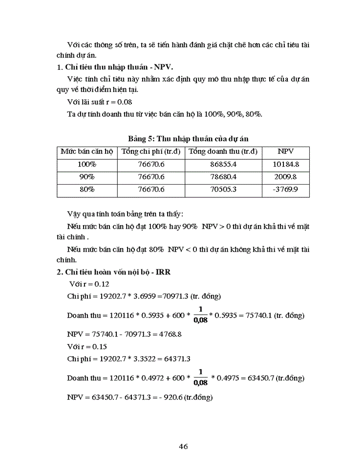 image for page Phương pháp đánh giá hiệu quả tài chính kinh tế Xã hội của dự án Xây dựng ứng dụng dự án Xây dựng tổ hợp nhà cao tầng của Công ty Xây dựng Công trình văn hóa