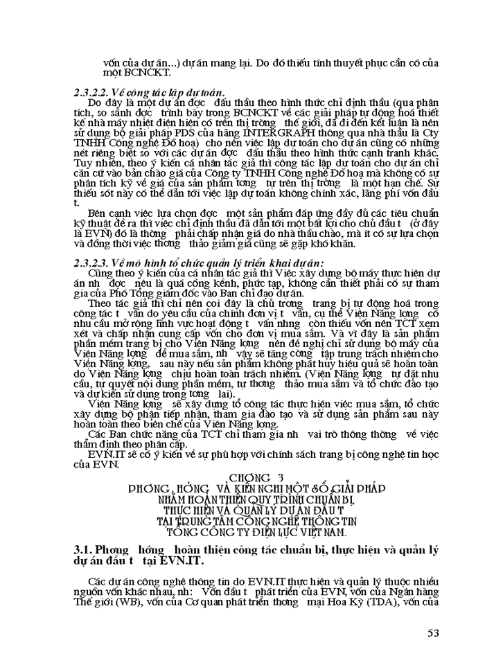 image for page Thực trạng quy trình Chuẩn bị thực hiện và quản lý dự án tại Trung tâm Công nghệ thông tin Tổng Công ty điện lực Việt Nam