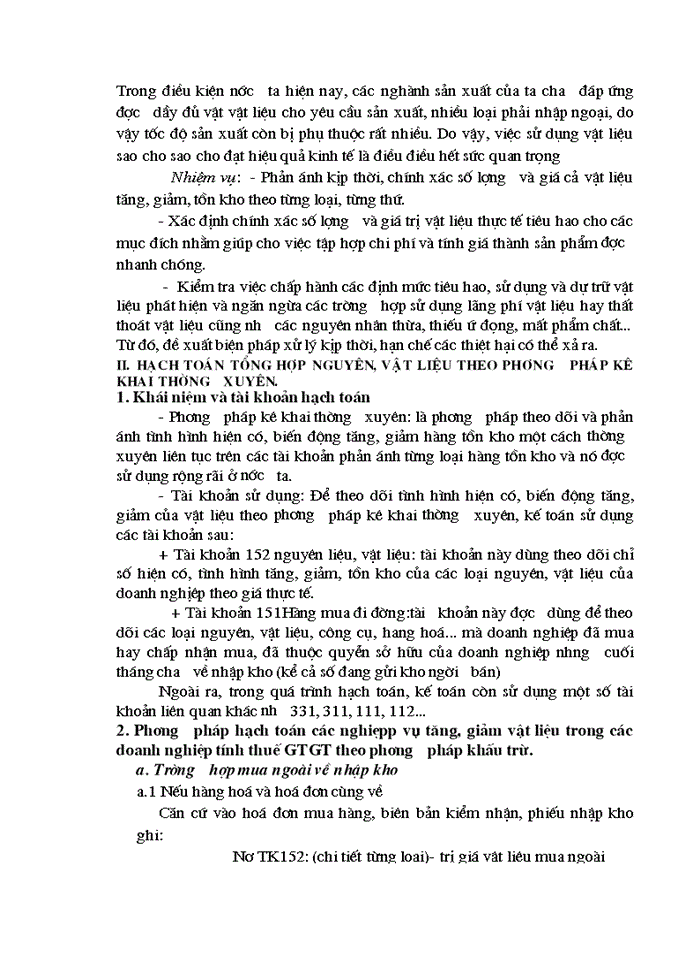 image for page Hoàn thiện Kế toán nguyên liệu vật liệu