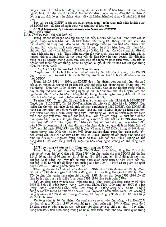 image for page Một số giải pháp tạo vốn và nâng cao hiệu quả sử dụng vốn cho các Doanh nghiệp Nhà Nước ở Việt Nam hiện nay