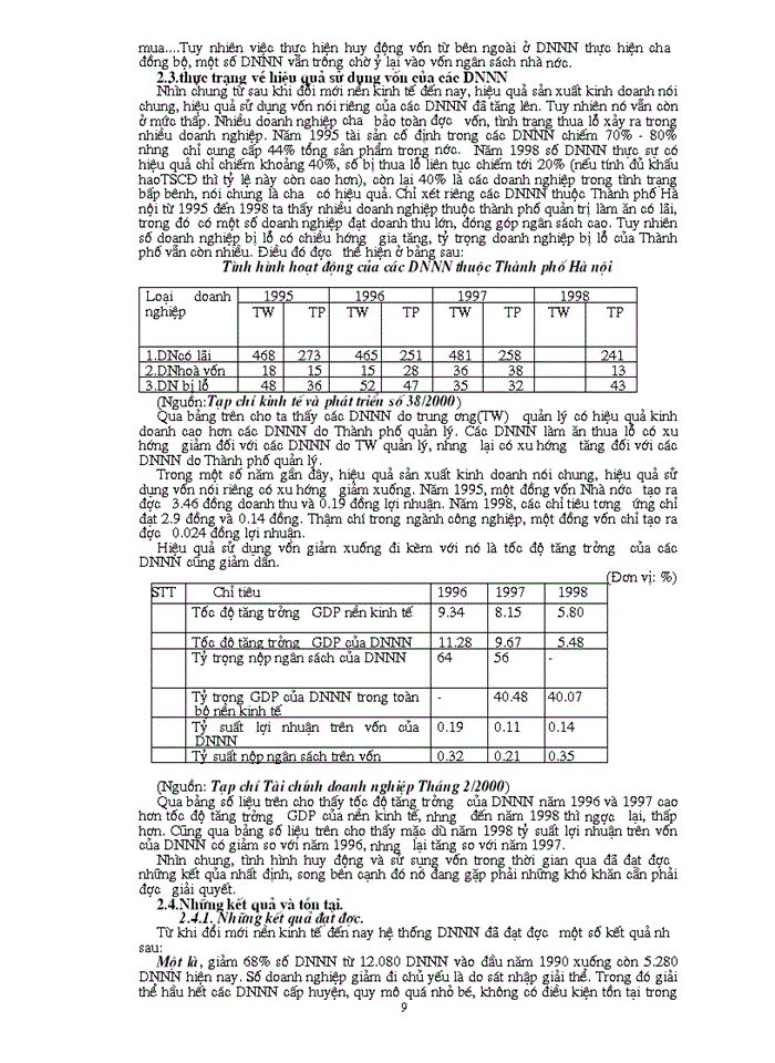 image for page Một số giải pháp tạo vốn và nâng cao hiệu quả sử dụng vốn cho các Doanh nghiệp Nhà Nước ở Việt Nam hiện nay