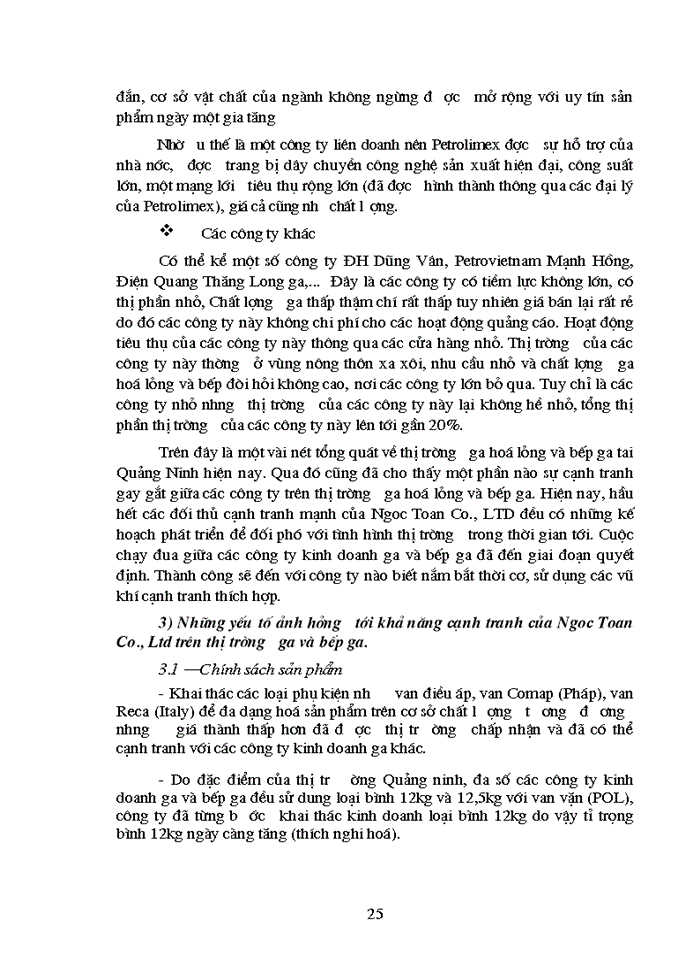image for page Giải pháp nâng cao khả năng cạnh tranh trong lĩnh vực Kinh doanh Gaz và Bếp ga ở Công ty Trách nhiệm Hữu hạn Thương mại và Dịch vụ Ngọc Toản