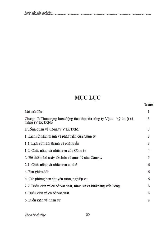 image for page Đẩy mạnh bán hàng cá nhân trong hoạt động tiêu thụ ở Công ty VTKTXM