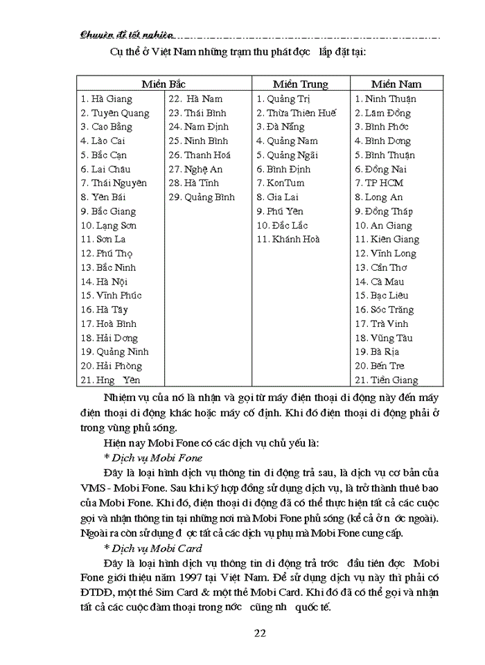 image for page Thị trường dịch vụ điện thoại - Thực trạng và giải pháp hoạt động Marketing tại Công ty VMS - Mobi Fone