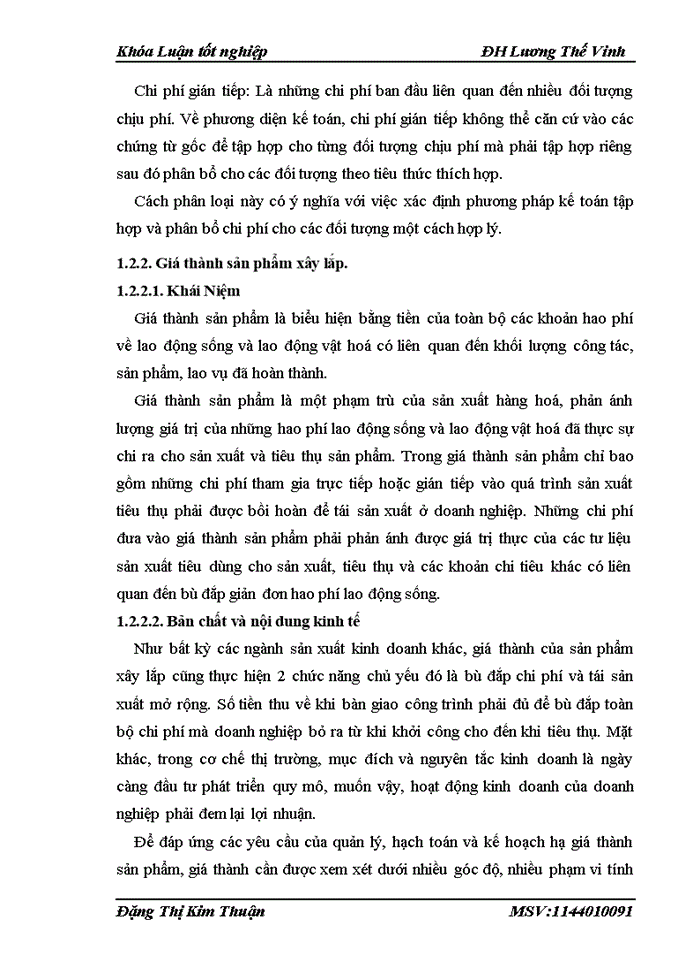 image for page Kế toán Chi phí sản xuất và tính Giá thành sản phẩm tại Công ty Cổ phần đầu tư và xây dung số 1 Hà Nội