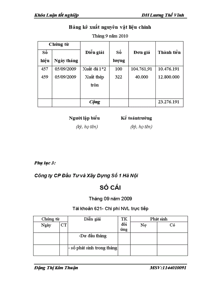image for page Kế toán Chi phí sản xuất và tính Giá thành sản phẩm tại Công ty Cổ phần đầu tư và xây dung số 1 Hà Nội