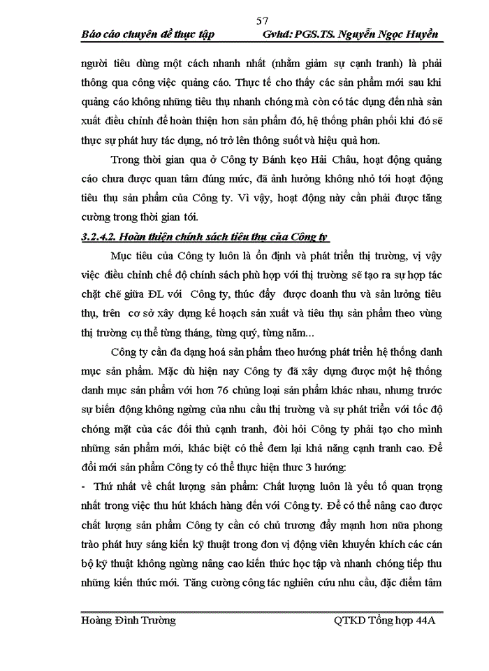 image for page Hoàn thiện quản lý và tổ chức hệ thống kênh phân phối của CTCổ phần Bánh kẹo Hải Châu