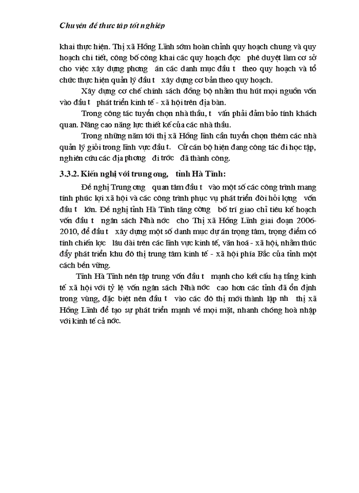 image for page Thực trạng và giải pháp sử dụng hiệu quả vốn đầu tư từ ngân sách cho đầu tư phát triển trên địa bàn thị xã Hồng Lĩnh tỉnh Hà Tĩnh giai đoạn 2000 - 2010