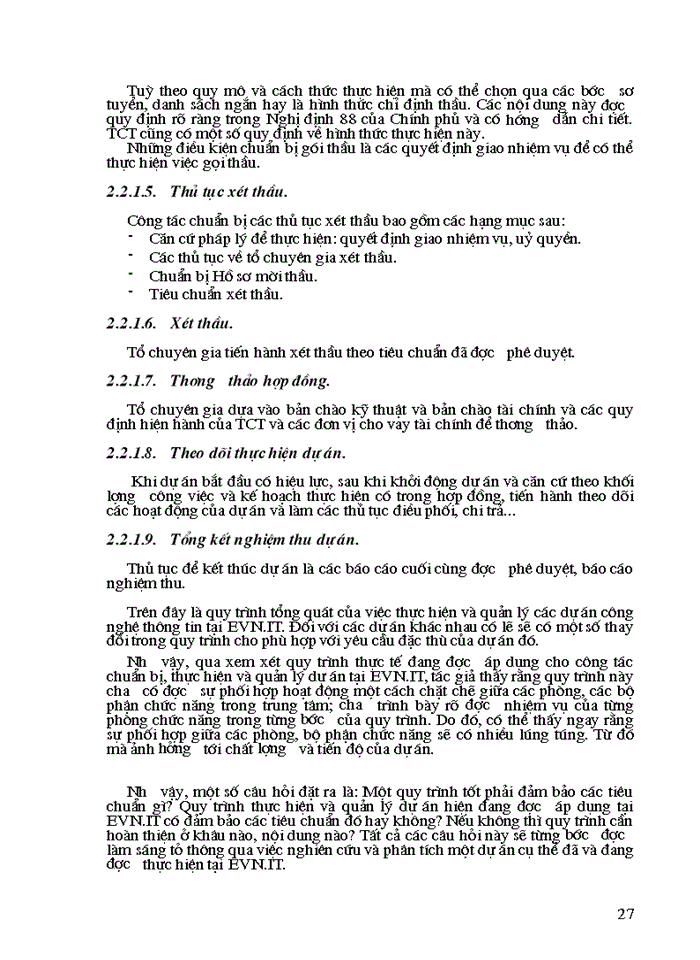 image for page Thực trạng quy trình Chuẩn bị thực hiện và quản lý dự án tại Trung tâm Công nghệ thông tin Tổng Công ty điện lực Việt Nam