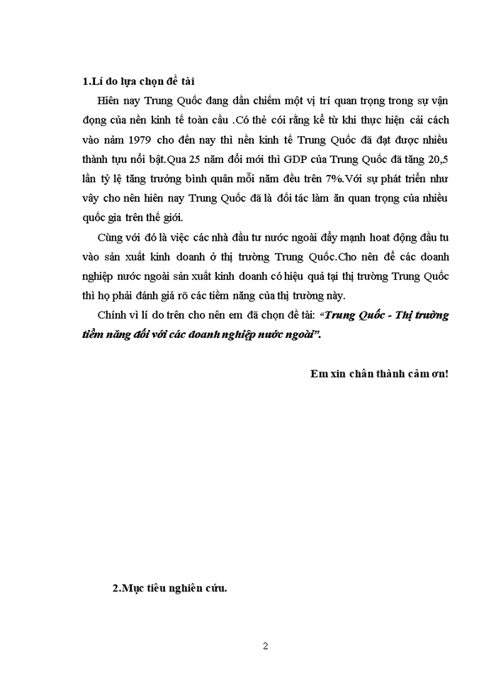 image for page Trung Quốc - Thị trường tiềm năng đối với các doanh nghiệp nước ngoài