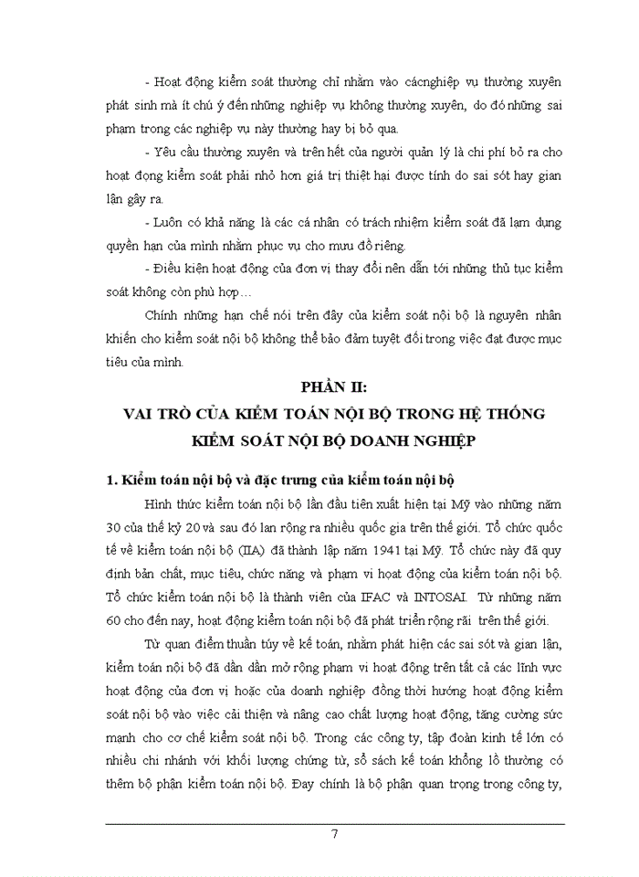 image for page Vai trò của Kiểm toán nội bộ trong hệ thống kiểm soát nội bộ của doanh nghiệp