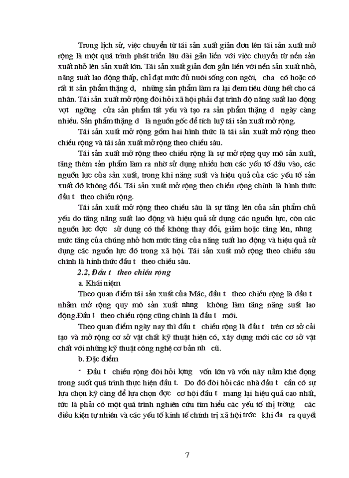 image for page Mối quan hệ giữa đầu tư theo chiều rộng và chiều sâu lý luận và thực tiễn