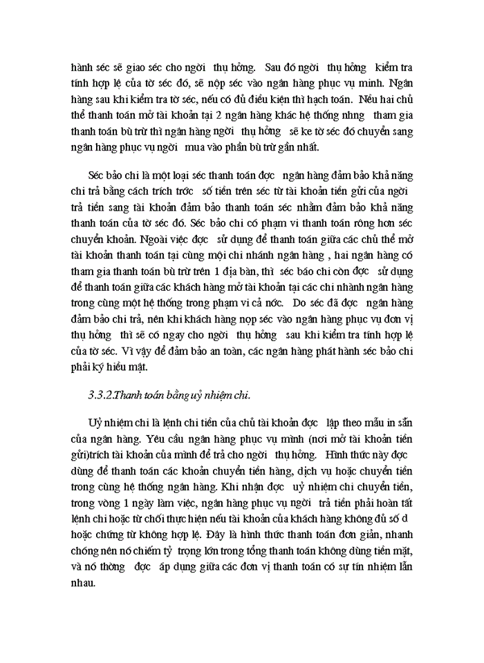 image for page Thanh toán không dùng tiền mặt tại các Ngân hàng Thương mại -Thực trạng và định hướng phát triển trong quá trình Việt Nam hội nhập WTO