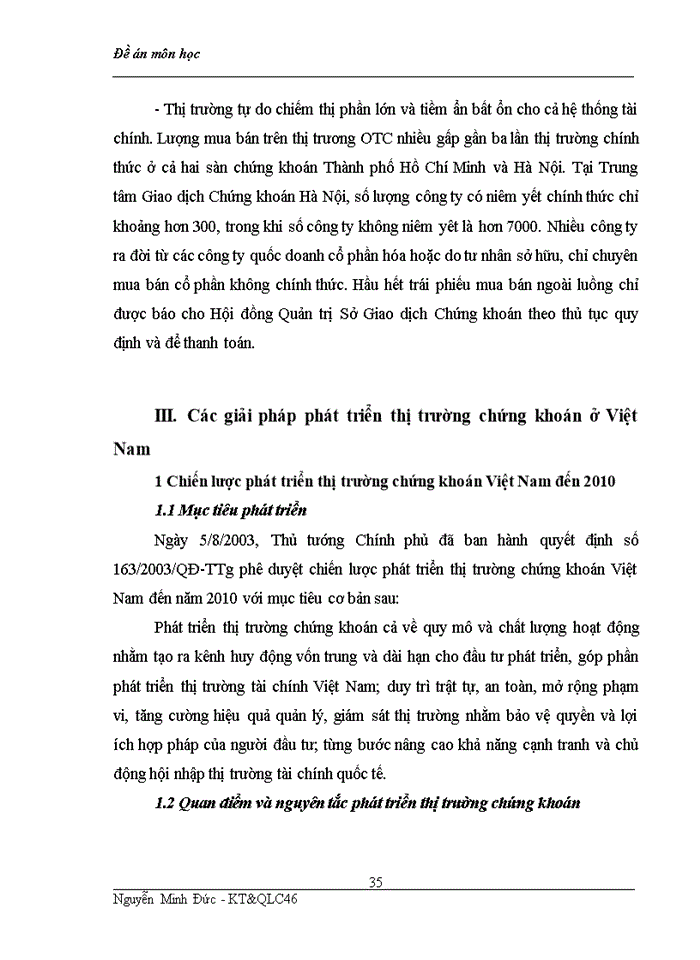 image for page Các giải pháp phát triển thị trường Chứng khoán ở Việt Nam