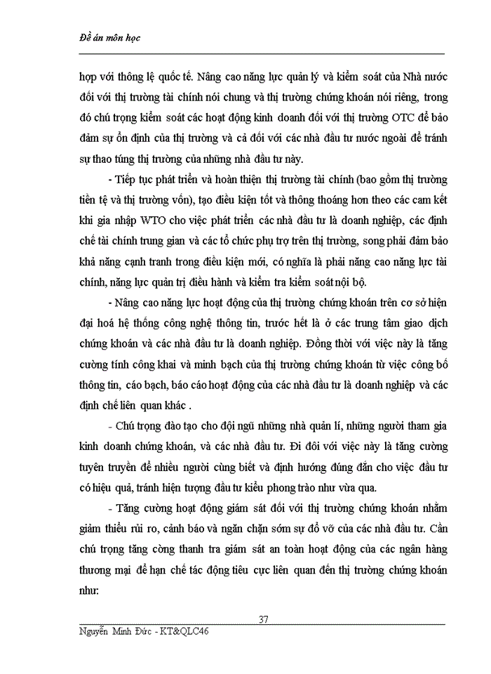 image for page Các giải pháp phát triển thị trường Chứng khoán ở Việt Nam