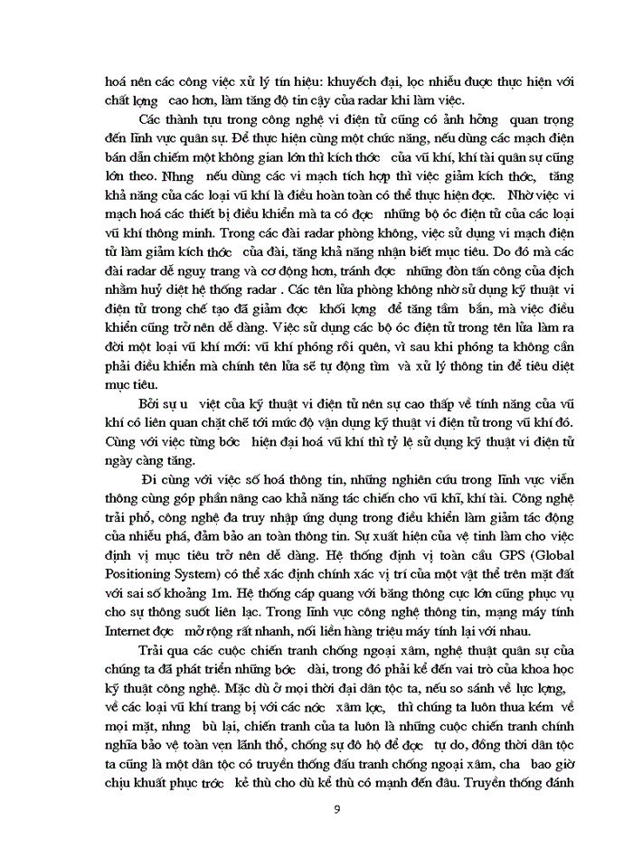 image for page Phân tích vai trò của khoa học và công nghệ trong sự nghiệp bảo vệ vùng trời tổ quốc hiện nay