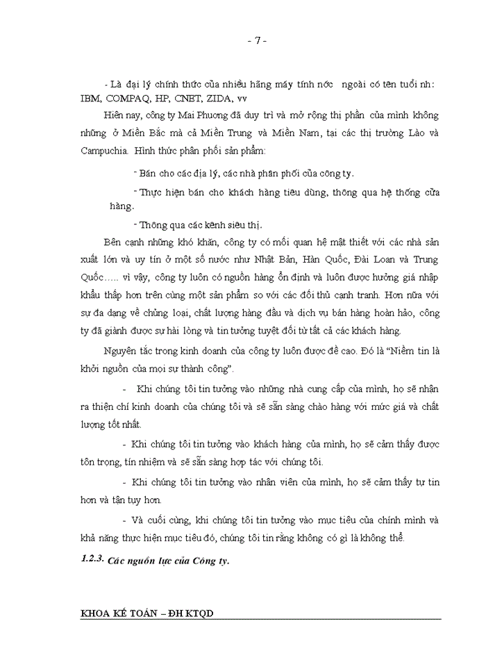 image for page Tổng quan về đặc điểm kinh tế - kĩ thuật và tổ chức bộ máy quản lý hoạt động sản xuất kinh doanh của Công ty Cổ phần Thương mại và Sản xuất Mai Phương