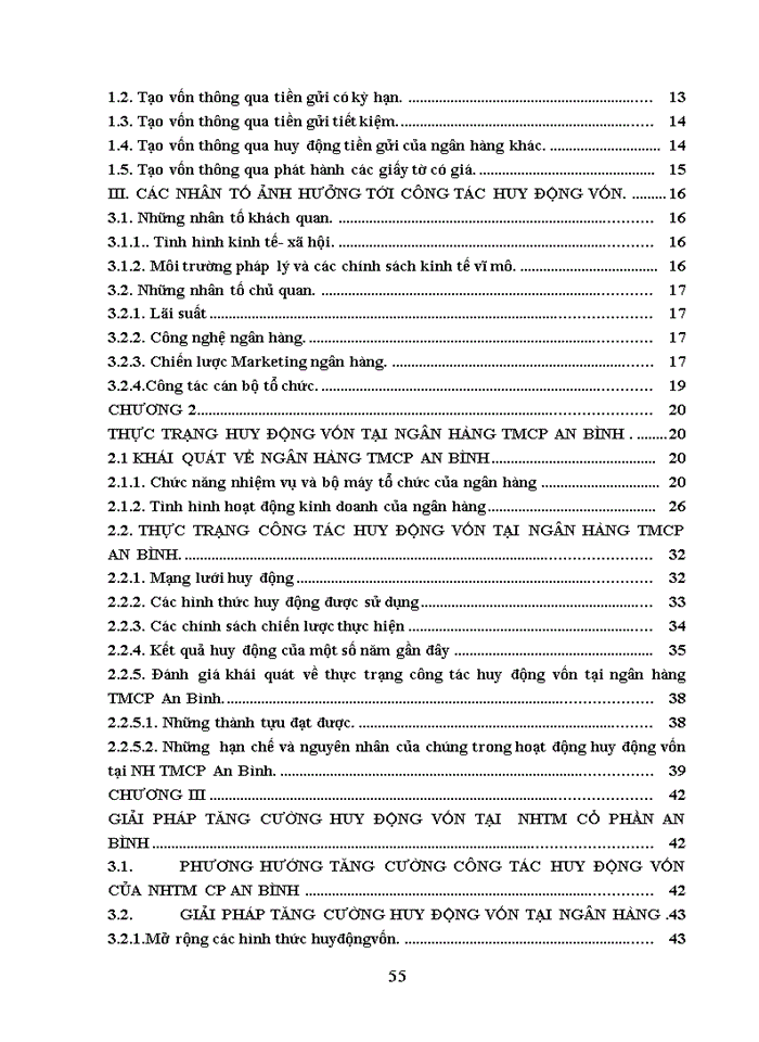 image for page Giải pháp tăng cường huy động vốn tại Ngân hàng Thương mại Cổ phần An Bình