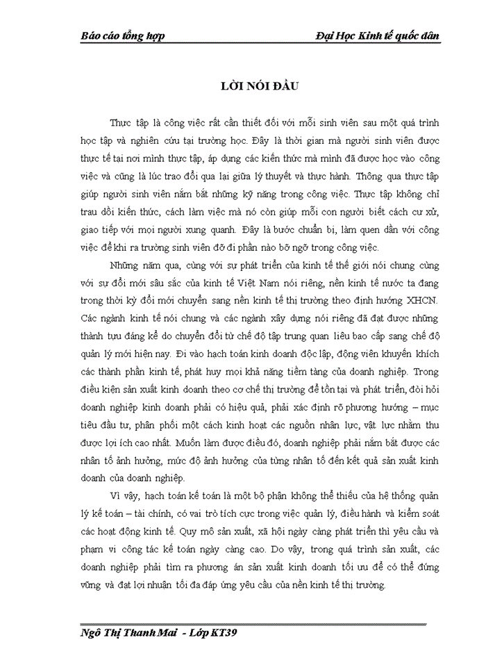image for page Báo cáo thực tập tạo Công ty Cổ phần tập đoàn Địa ốc Viễn Đông