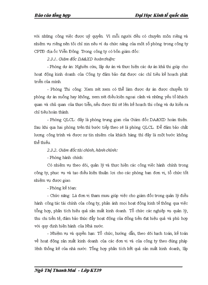 image for page Báo cáo thực tập tạo Công ty Cổ phần tập đoàn Địa ốc Viễn Đông