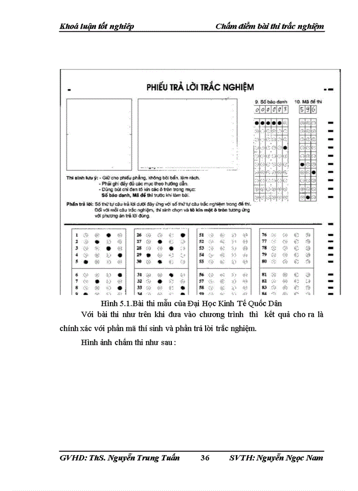 image for page Xây dựng phần mềm chấm điểm bài thi trắc nghiệm dựa vào biểu mẫu
